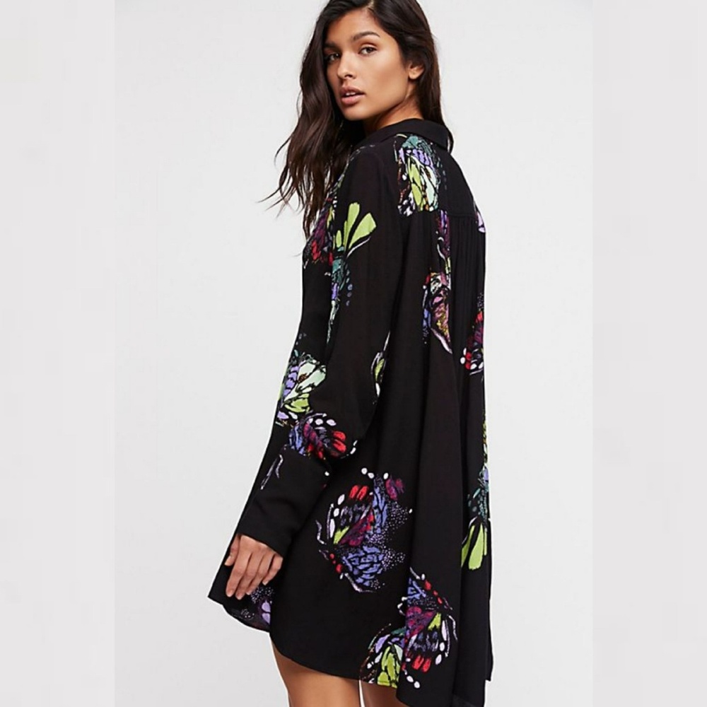 NWT Free People Field Of Butterflies Tunic - Picture 2 of 3